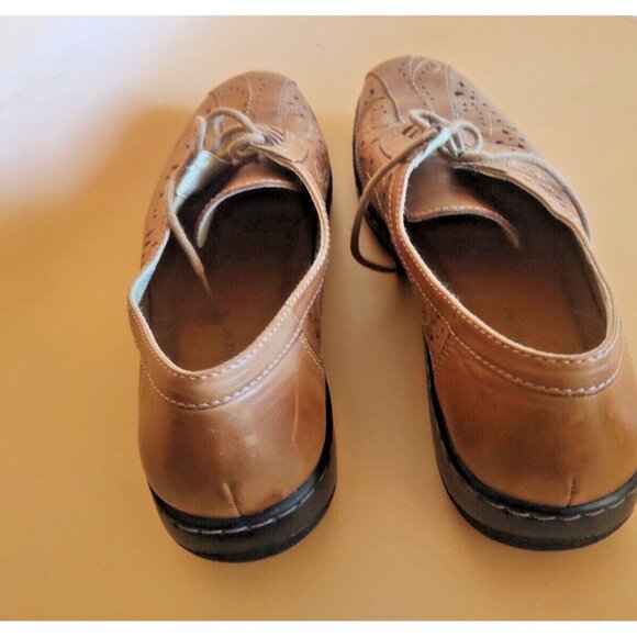 Brazil Leather Womens Laced Loafers by Zolta Size 8 1/2 Medium Hand Made - Picture 10 of 15